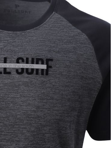 Camiseta Manga Curta Full Surf Masculina CHUMBO/PRETO