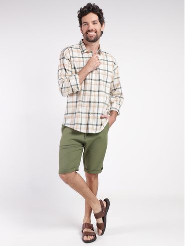 Bermuda Sarja Masculina VERDE