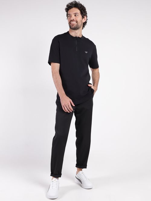 Camiseta Manga Curta Masculina PRETO