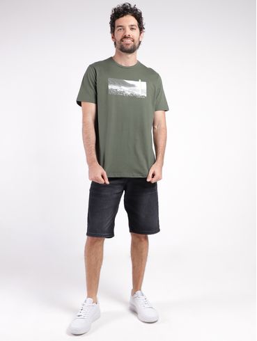 Camiseta Manga Curta Masculina VERDE