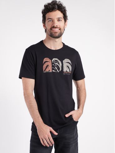 Camiseta Manga Curta Masculina PRETO