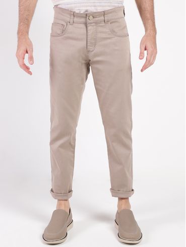 Calça Sarja Super Skinny Masculina CAQUI