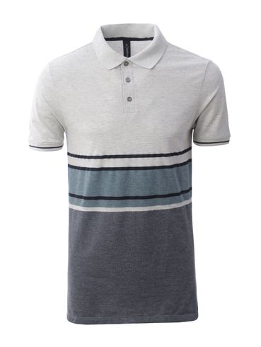 Polo Manga Curta Masculina MESCLA