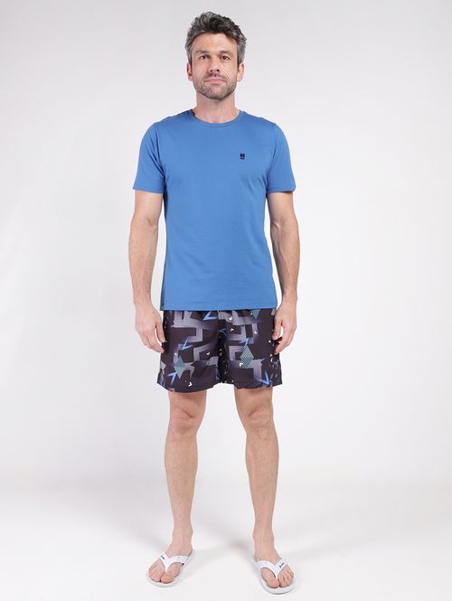 Calção Estampado Masculino MARINHO