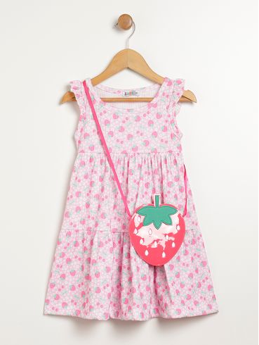 Vestido Kid+ Infantil Para Menina - PINK