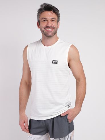 Camiseta Regata Masculina OFF WHITE