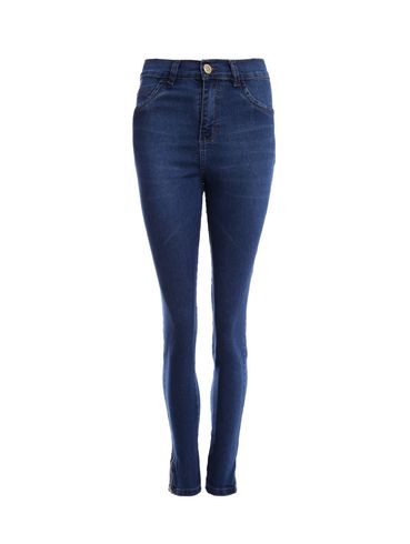 Calça Jeans Cigarrete Pisom Feminina AZUL