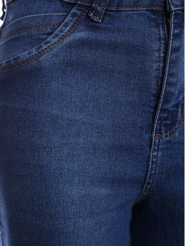Calça Jeans Cigarrete Pisom Feminina AZUL