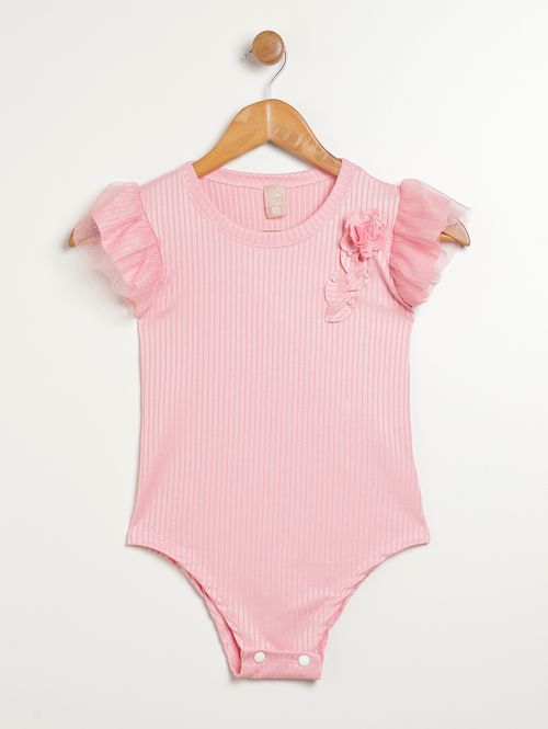 Body Juvenil Para Menina - ROSA