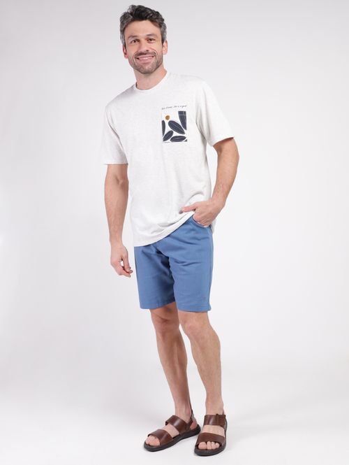 Bermuda Sarja Masculina AZUL