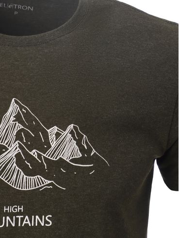 Camiseta Manga Curta Eletrón Masculina VERDE