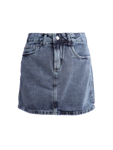 Saia Jeans Mini Feminina AZUL