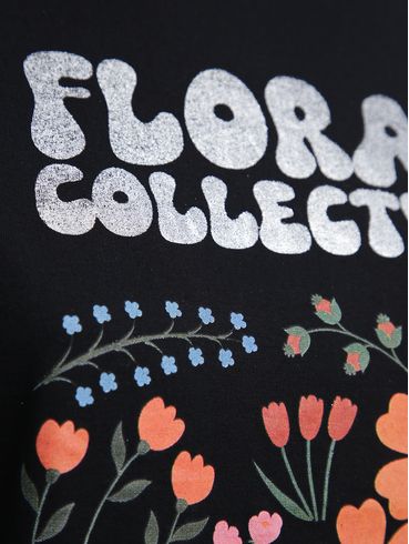 Blusa Manga Curta Feminina PRETO