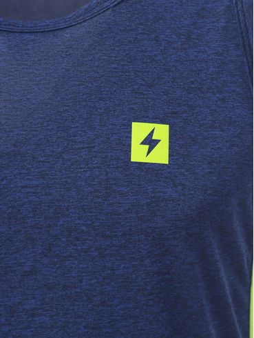 Camiseta Regata Running Masculina AZUL