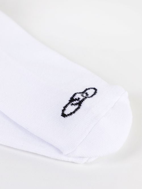 Kit com 03 Meias Cano Curto Olympikus Masculina BRANCO