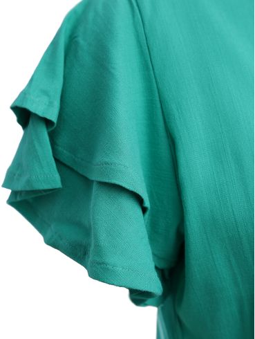 Blusa Manga Curta Feminina VERDE
