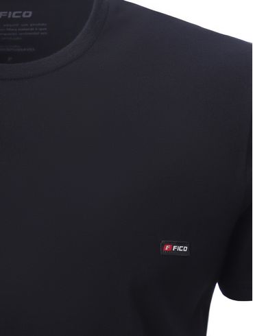 Camiseta Manga Curta Básica Masculina PRETO