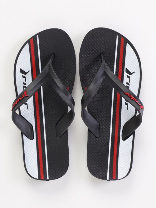 Chinelo Feel Urban Ipanema Juvenil Para Menino - PRETO/BRANCO
