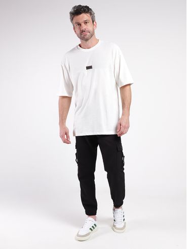 Camiseta Manga Curta Masculina OFF WHITE
