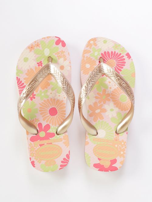Chinelo Kids Havaianas Infantil Para Menina - DOURADO
