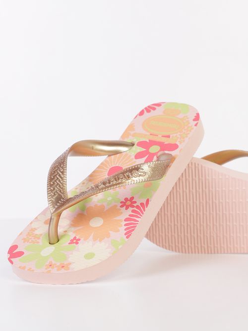 Chinelo Kids Havaianas Infantil Para Menina - DOURADO