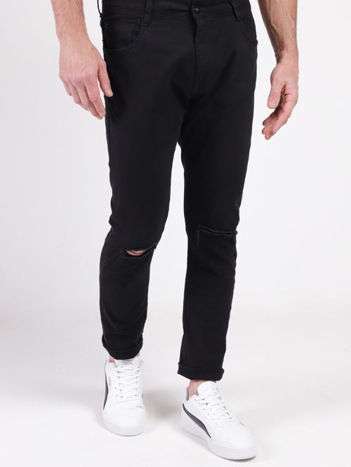 Calça Sarja Slim Masculina PRETO