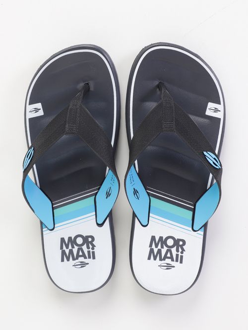 Chinelo Mormaii Masculino CINZA/PRETO