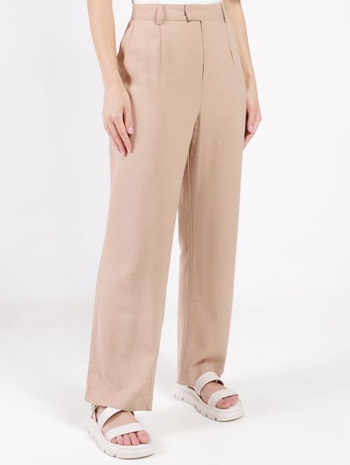 Calça Alfaitaria Reta Autentique Feminina BEGE