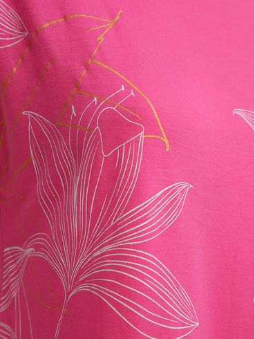 Blusa Manga Curta Feminina PINK