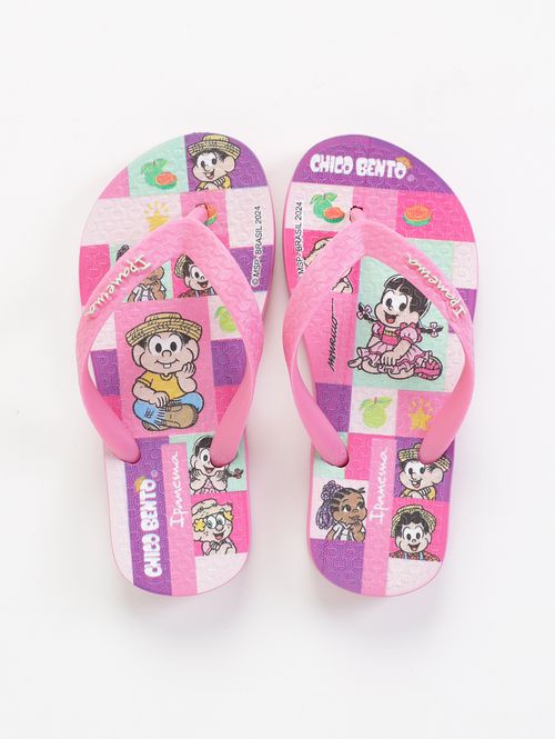 Chinelo Chico Bento Ipanema Infantil Para Menina - ROSA