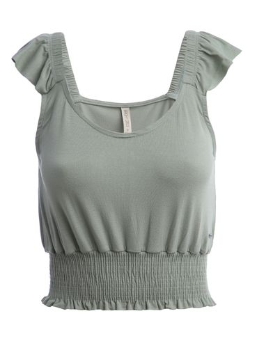 Blusa Cropped Frente Única Feminina VERDE CLARO