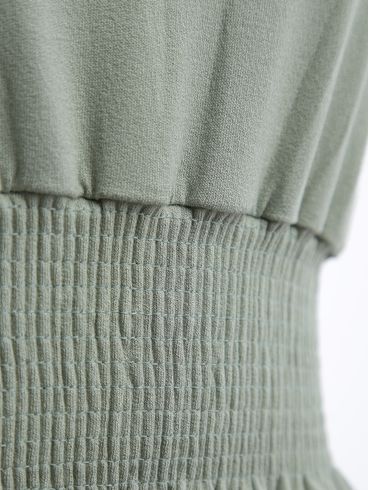Blusa Cropped Frente Única Feminina VERDE CLARO