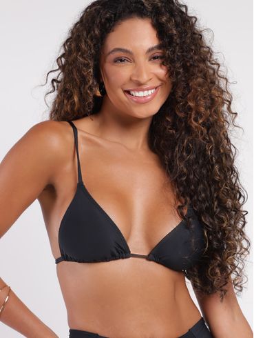 Biquíni Top Cortininha Feminino PRETO