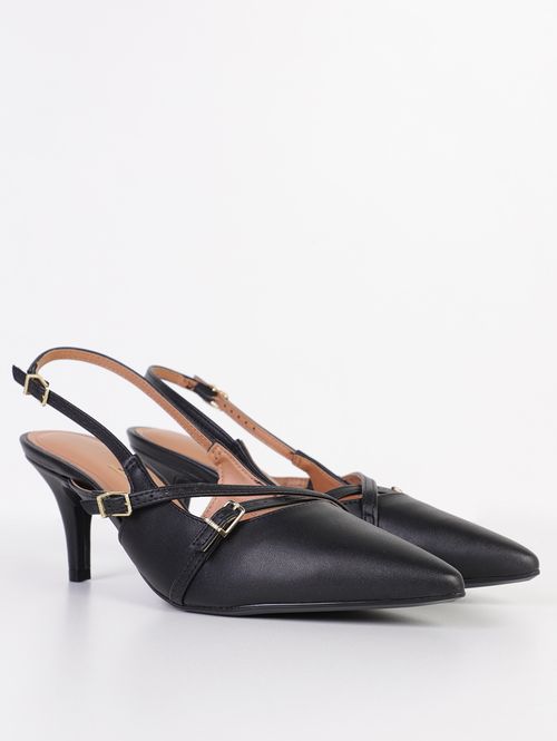 Sapato Slingback Vizzano Feminino PRETO