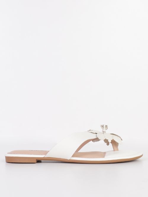 Rasteira Dakota Feminina OFF WHITE