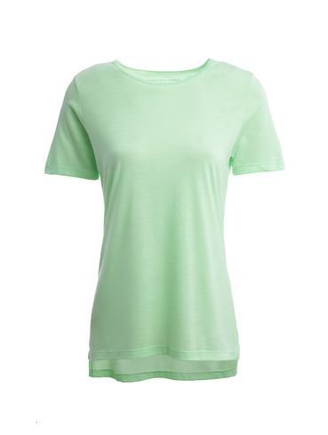 Blusa Manga Curta Esportiva Feminina VERDE CLARO
