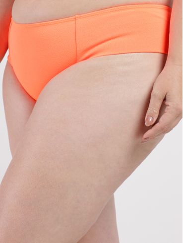 Calcinha de Biquíni Plus Size Feminina LARANJA
