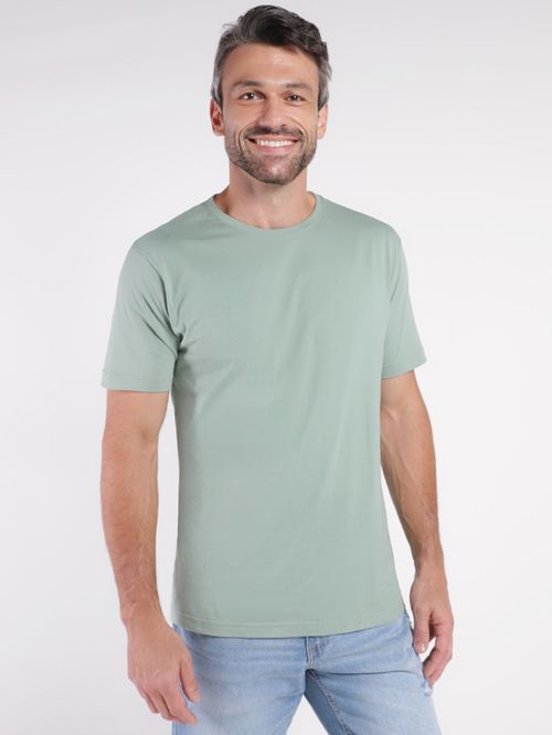 Camiseta Básica Manga Curta Masculina VERDE