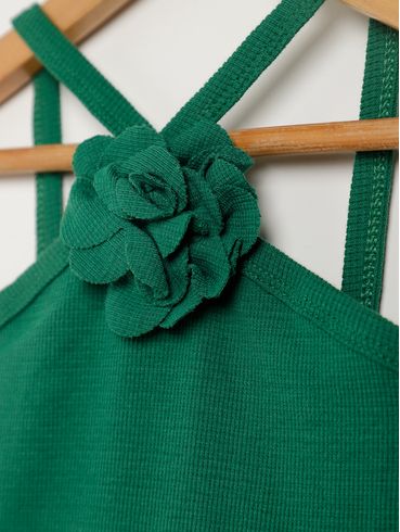 Blusa Regata Infantil Para Menina - VERDE