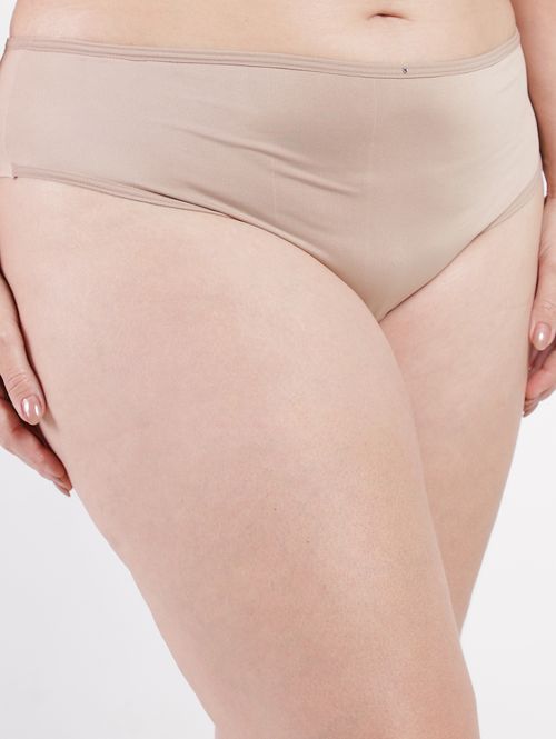Calcinha Fio Duplo Plus Size Feminino MARROM