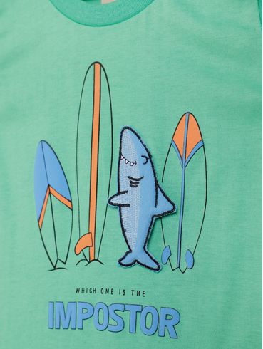 Camiseta Regata Infantil Para Menino - VERDE