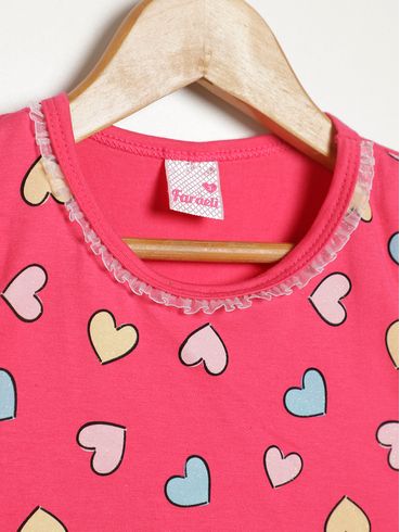 Blusa Regata Infantil Para Menina - PINK