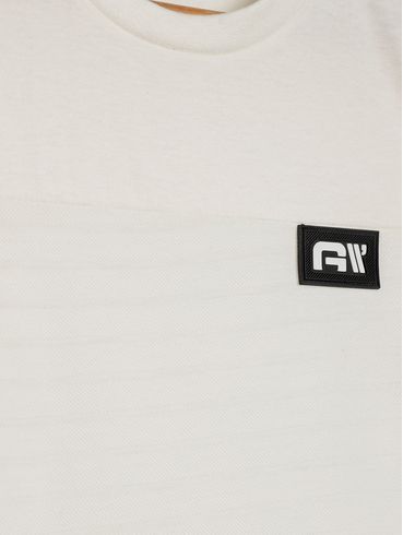 Camiseta Regata Infantil Para Menino - OFF WHITE