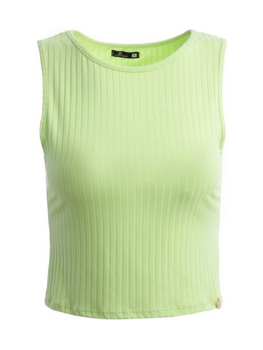 Blusa Regata Cropped Autentique Feminina Verde