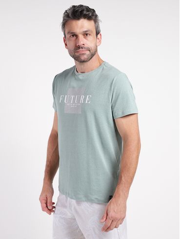 Camiseta Manga Curta Masculina VERDE CLARO