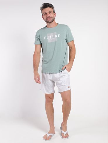 Camiseta Manga Curta Masculina VERDE CLARO