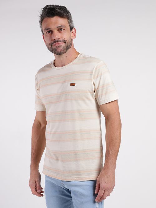 Camiseta Manga Curta Masculina AREIA