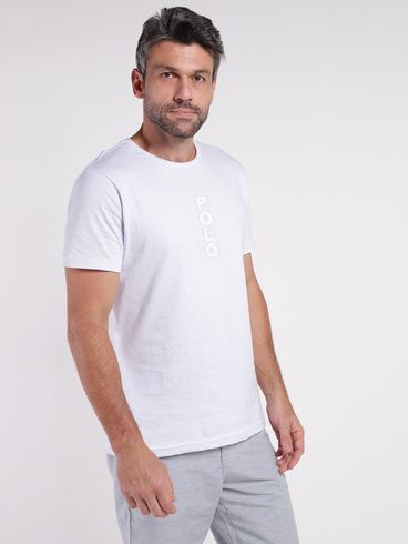 Camiseta Manga Curta Masculina BRANCO