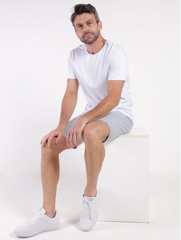 Camiseta Manga Curta Masculina BRANCO