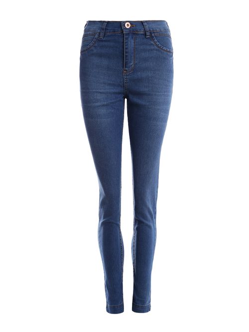 Calça Jeans Cigarrete Pisom Feminina AZUL